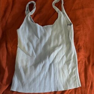 J. Crew Soft Blue Ribbed Camisole